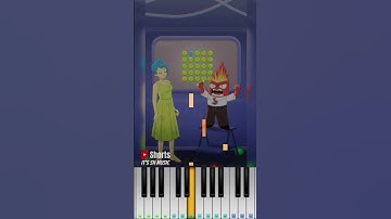 Line Maze Challenge (Inside Out Animation) @fash - Piano Tutorial