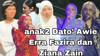 Anak anak Dato' Awie Erra Fazira dan Ziana Zain opening sembilu the reunion live in concert 
