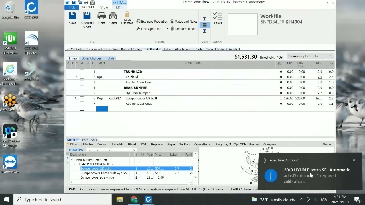 adasThink Autopilot - EMS Integration Demo