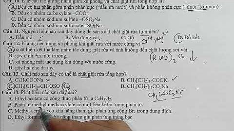 HÓA 12 - ĐỀ CƯƠNG ÔN THI HỌC KÌ 1 - NĂM HỌC 2025 2026