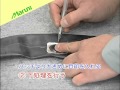 オートバイ用チューブタイヤのパンク修理手順（ワンパッチ）