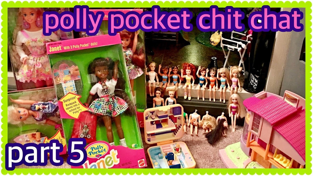 Part 5 ~ Polly Pocket DOLL CHAT ~ Bluebird Compact, Barbie & more! Figured  out where to put it too😁 