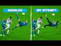 Best goals in football history recreated 3