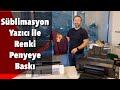 Süblimasyon yazıcı ile renkli penye kumaşa transfer baskı nasıl yapılır? Forever Subli Flex 202