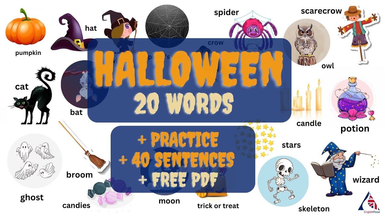 Halloween Word Wall Vocabulary