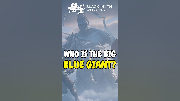 WHO is the Blue GIANT in the BEGINNING Fight of Black Myth: Wukong? 🙉👹#blackmythwukong