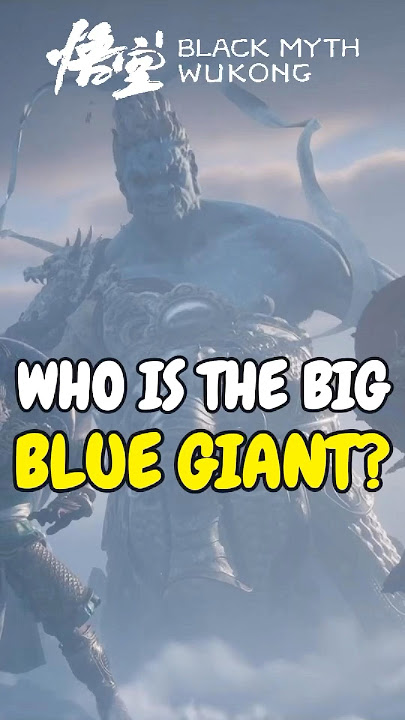 WHO is the Blue GIANT in the BEGINNING Fight of Black Myth: Wukong? 🙉👹#blackmythwukong