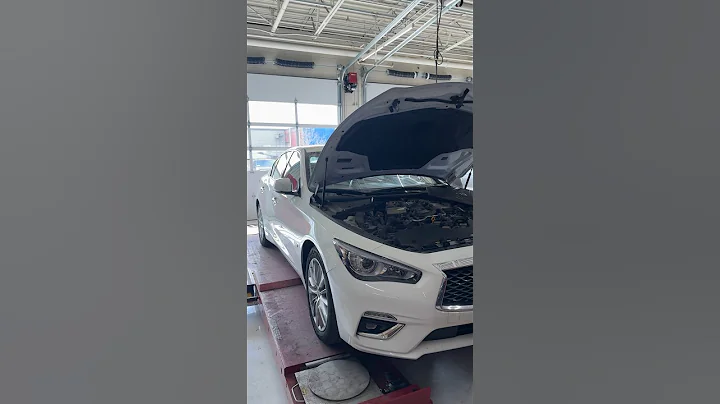 2019 Infiniti with engine noise. Sounds like timing chain tensioner. Oil has metallic texture