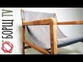 Как сделать дизайнерское кресло из дерева и ткани