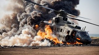 Жестокая атака! Четыре американских вертолета AH-64 сбиты российскими самолетами Су-35 на границе