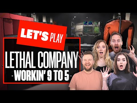 Let's Play LETHAL COMPANY - FULL 4 PLAYER HORROR CO OP! Lethal Company Co-op Horror Game Playthrough - YouTube