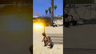 GTA V : Adam Saving Girlfriend From Gaint Spiders 🥺|#shorts screenshot 1