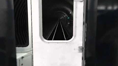 OpenBVE TTC Subway Shuttle Pape To St George 4x Speed (NO MUSIC)