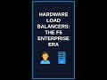 Hardware Load Balancers: The F5 Enterprise Era #Shorts