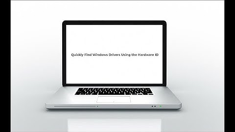 How to Find Windows Drivers Using the Hardware ID