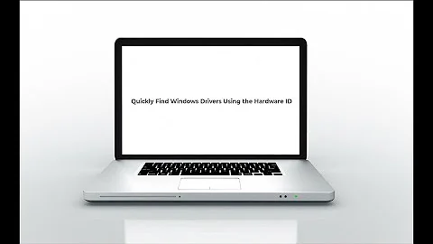 How to Find Windows Drivers Using the Hardware ID