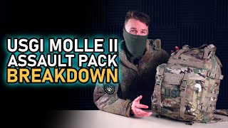 USGI MOLLE II Assault Pack  Gear Breakdown