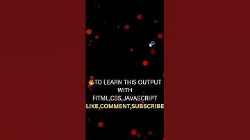 🔥Fire Rain Particle Effect using HTML5 Canvas & JavaScript #webteacher #shorts #coding #htmlcssjs