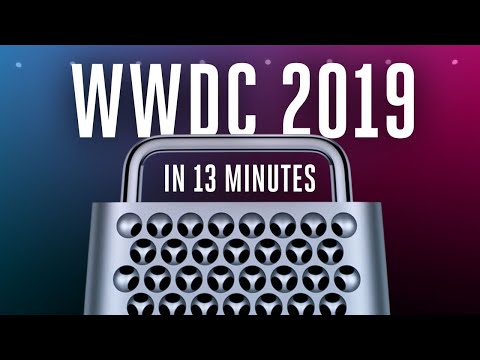 Apple WWDC 2019 keynote in 13 minutes