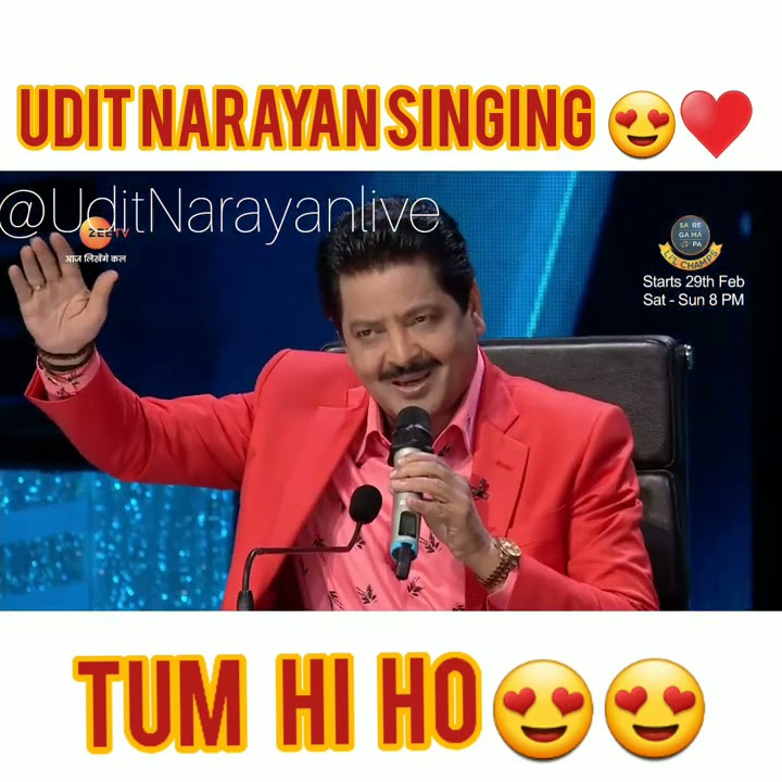Udit Narayan Version Of Arijit Singh Tum Hi Ho From Movie Aashiqui 2  Udit G Singing Arijit Song