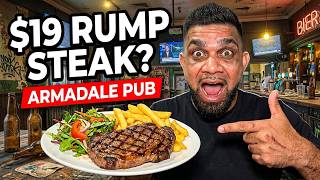 ARMADALE (Perth Pub Review) "THE NARRY" $19 Rump Steak, Chips & Salad.