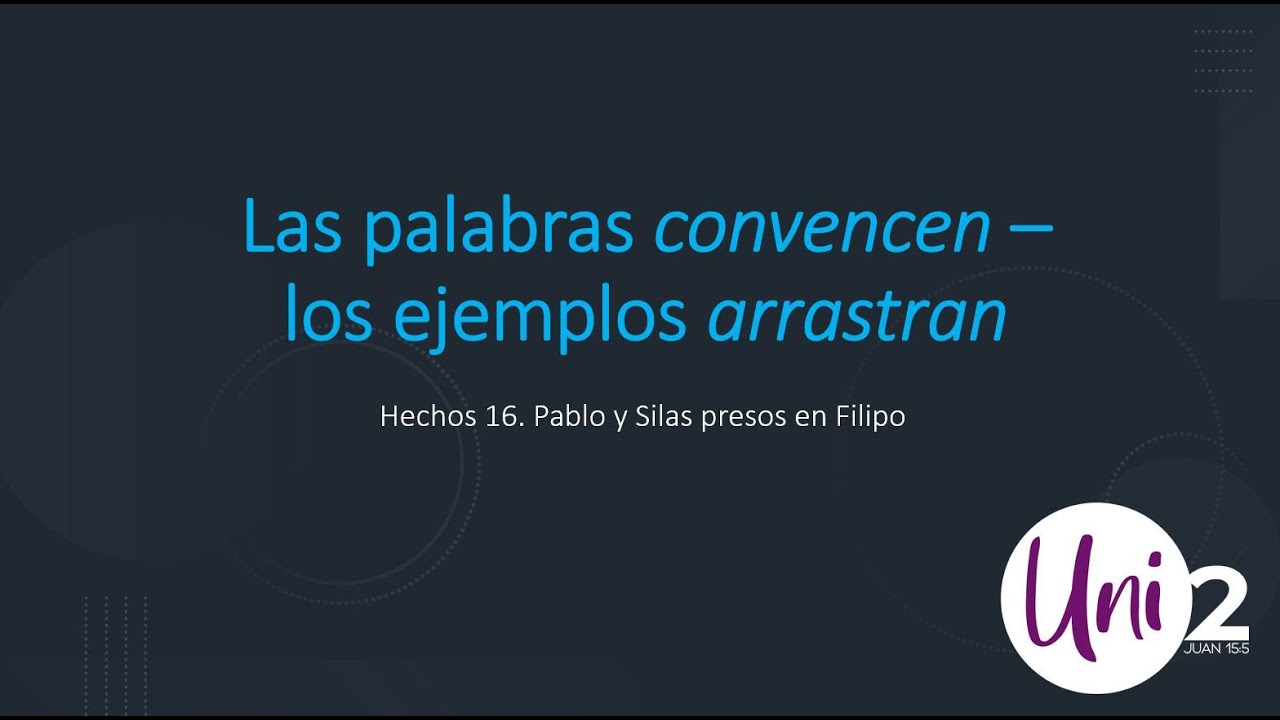Las palabras convencen, los ejemplos arrastran - YouTube