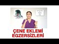 ÇENE EKLEMİ İÇİN EGZERSİZLER #tme #temporomandibulareklem