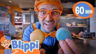 Blippi Bakes Cakes  |  Blippi  | Kids Learning Videos! | Exploring and Learning