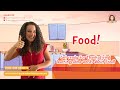 Food  english spanish 