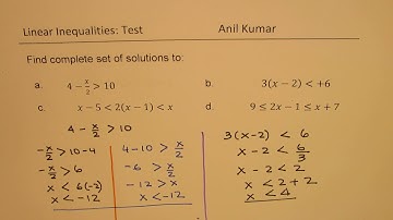 9 ≤ 2x-1 ≤ x+7 How to Solve Double Linear Inequality
