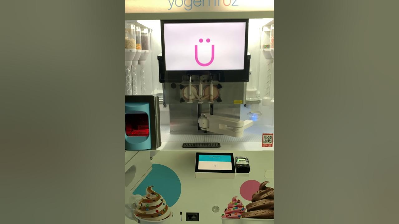 Bella's - Automated robotic frozen yogurt machine