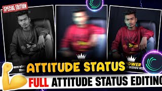 Attitude status editing | boys One photo attitude status | attitude alight motion video editing screenshot 4