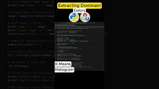 Extract Dominant Colors from Any Image using Python & K-Means #computervision #education #education