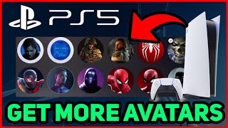 PS5 HOW TO GET MORE AVATARS EASY!! screenshot 3