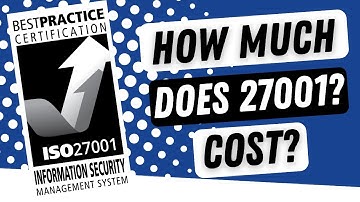 What Is The Cost of ISO 27001?