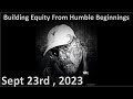 Ict twitter space  building equity from humble beginnings  sept 23rd 2023