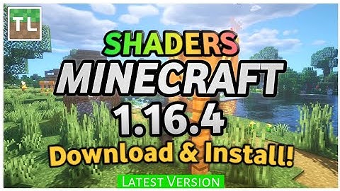 How to download and install shaders in minecraft 1.16.4 (2021)