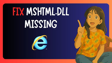How To FIX "Mshtml.dll Missing" in Windows 11