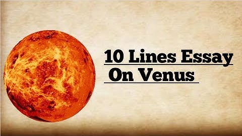 10 Lines  Essay On Venus || 3rd To 4th-grade Students || @Kidslearning2233