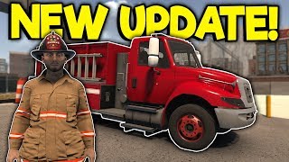 Bad Firefighters Check Out the NEW Fire Truck! - Flashing Lights Multiplayer Update screenshot 5