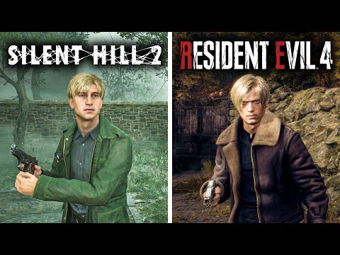 kein Name: Silent Hill 2 Remake vs Resident Evil 4 Remake - Physics and Details Comparison