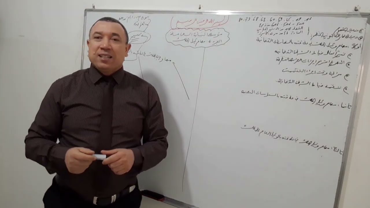 محاضرات في قانون المسطرة الجنائية: حصة اليوم: مؤسسة النيابة العامة.  الجزء الرابع.  مهام وكيل الملك.