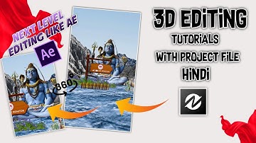 Trending 3D Node Video Project video like Ae | Node video Tutorial in Hindi | Next Level 3D Editing