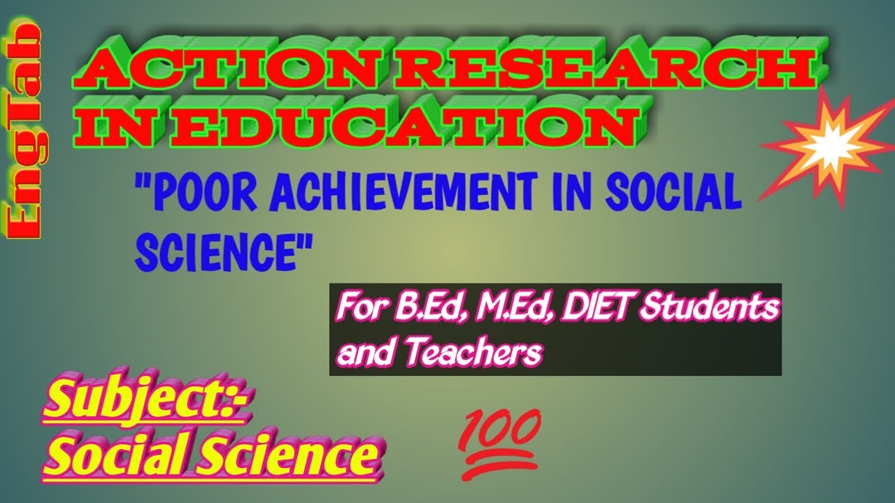 action research project for b ed students in social science