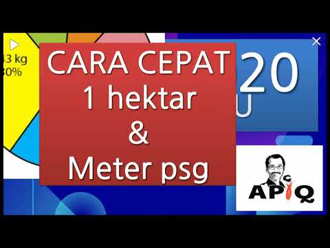 Video: Perbedaan Antara Acre Dan Hektar