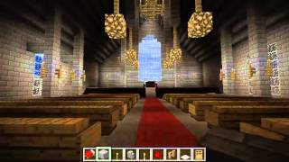 Iglesia en minecraft mapas #1 ciudad medieval