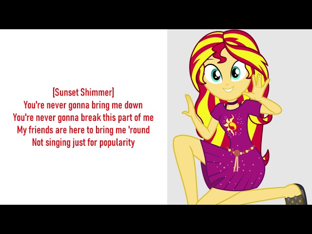 My Little Pony - Equestria Girls Welcome To The Show Lyrics class=