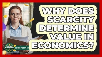Why Does Scarcity Determine Value In Economics? - Learn About Economics