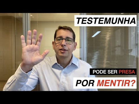 Vídeo: Pode uma testemunha de fato ser uma testemunha especialista?