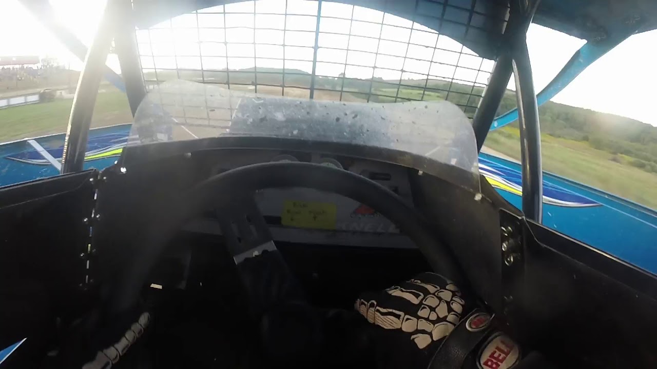 Woodhull Raceway Heat Win Dillon Groover - YouTube